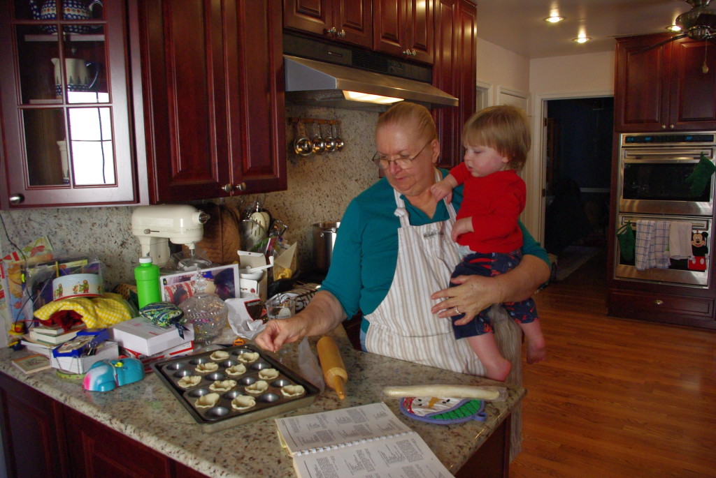 Finn loves to help in the kitchen!